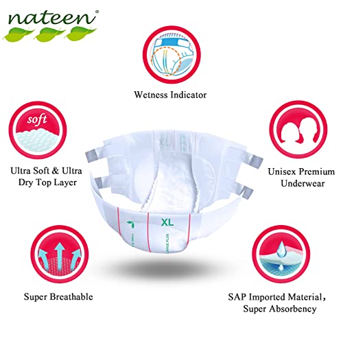Nateen Combi Plus Adult Diaper Briefs (Collective)
