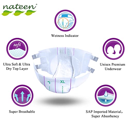 Nateen Combi Super-Ultra Adult Diaper Briefs