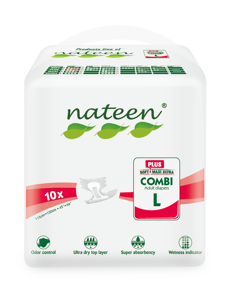 Nateen Combi Plus Adult Diaper Briefs (Collective)
