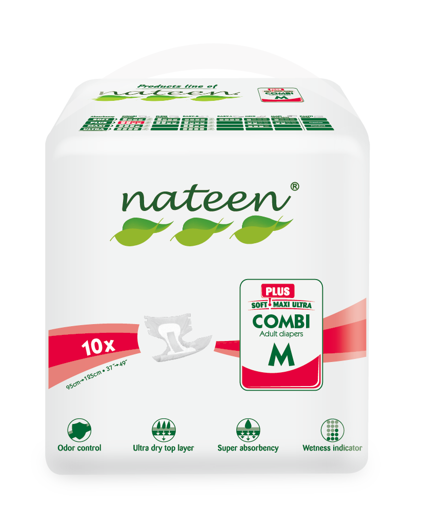 Nateen Combi Plus Adult Diaper Briefs (Collective)