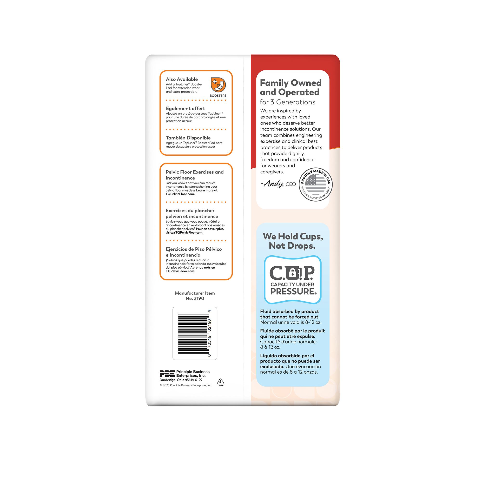 Tranquility Premium Air-Plus Bariatric XL+ Adult Diaper Brief for Incontinence - Size: XXX-Large