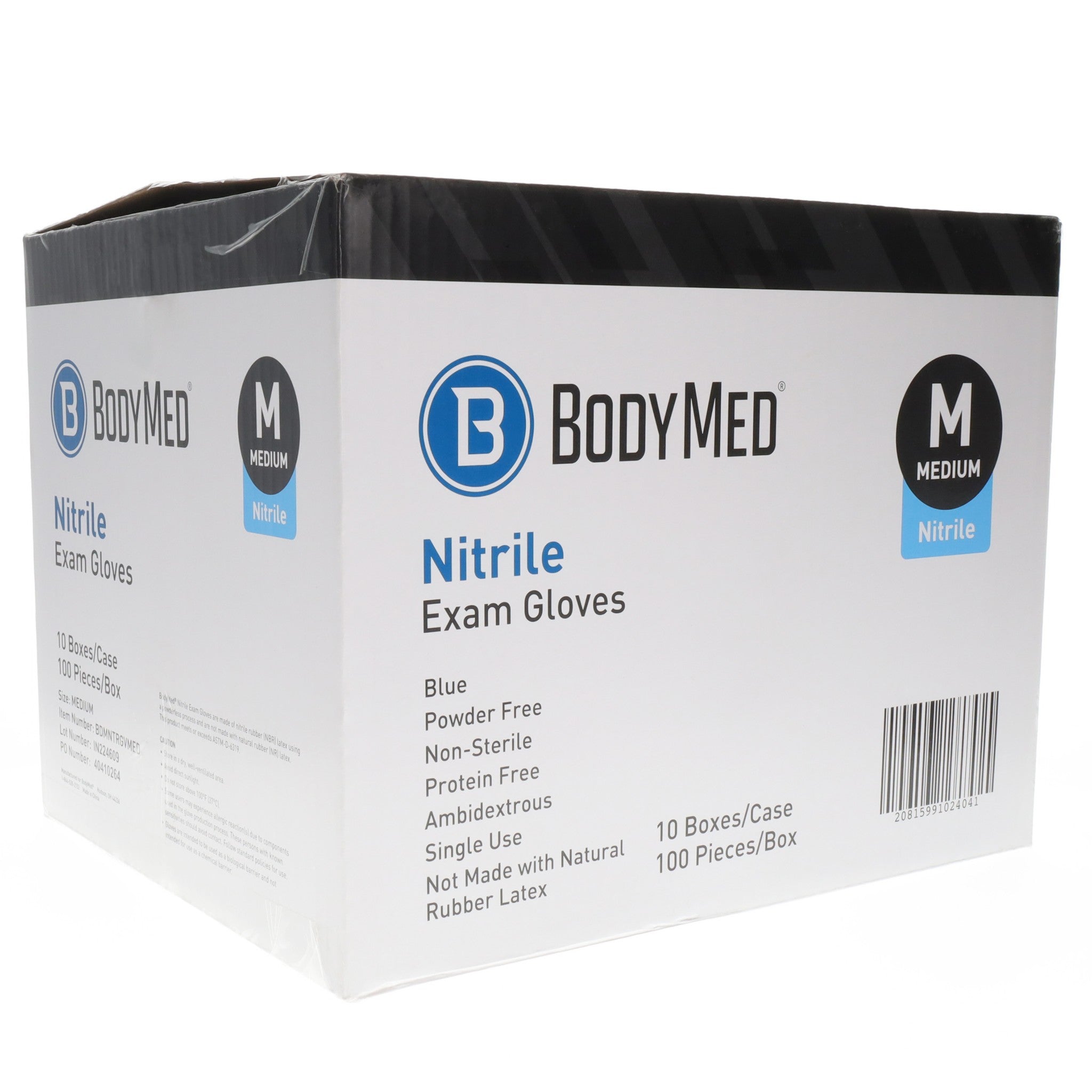 BodyMed Nitrile Gloves - case of 1000