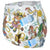 Crinklz Printed Adult Diapers w/ Plastic Backing, Buccaneer Print