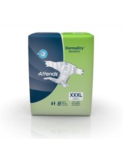 Attends Bariatric 3XL Adult Diaper Brief for Incontinence - Size: XXX-Large