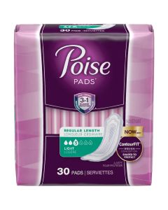 Poise Light Adult Incontinence Bladder Control Pad - 9.3 Inch