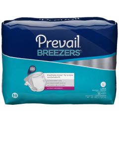 Prevail Breezers Adult Diaper Brief for Incontinence