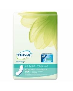 TENA Serenity Moderate Long Adult Incontinence Bladder Control Pad - 12 Inch
