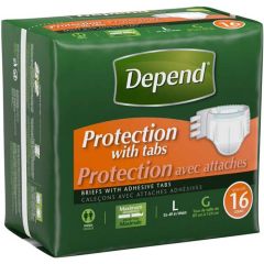 Depend Maximum Protection Adult Diaper Brief for Incontinence