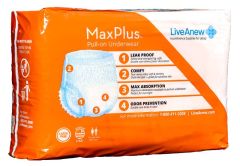 LiveAnew MaxPlus Adult Incontinence Pullup Diaper